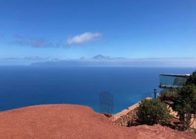 Aussichtsplattform Agulo mit Blick auf den Teide von Teneriffa