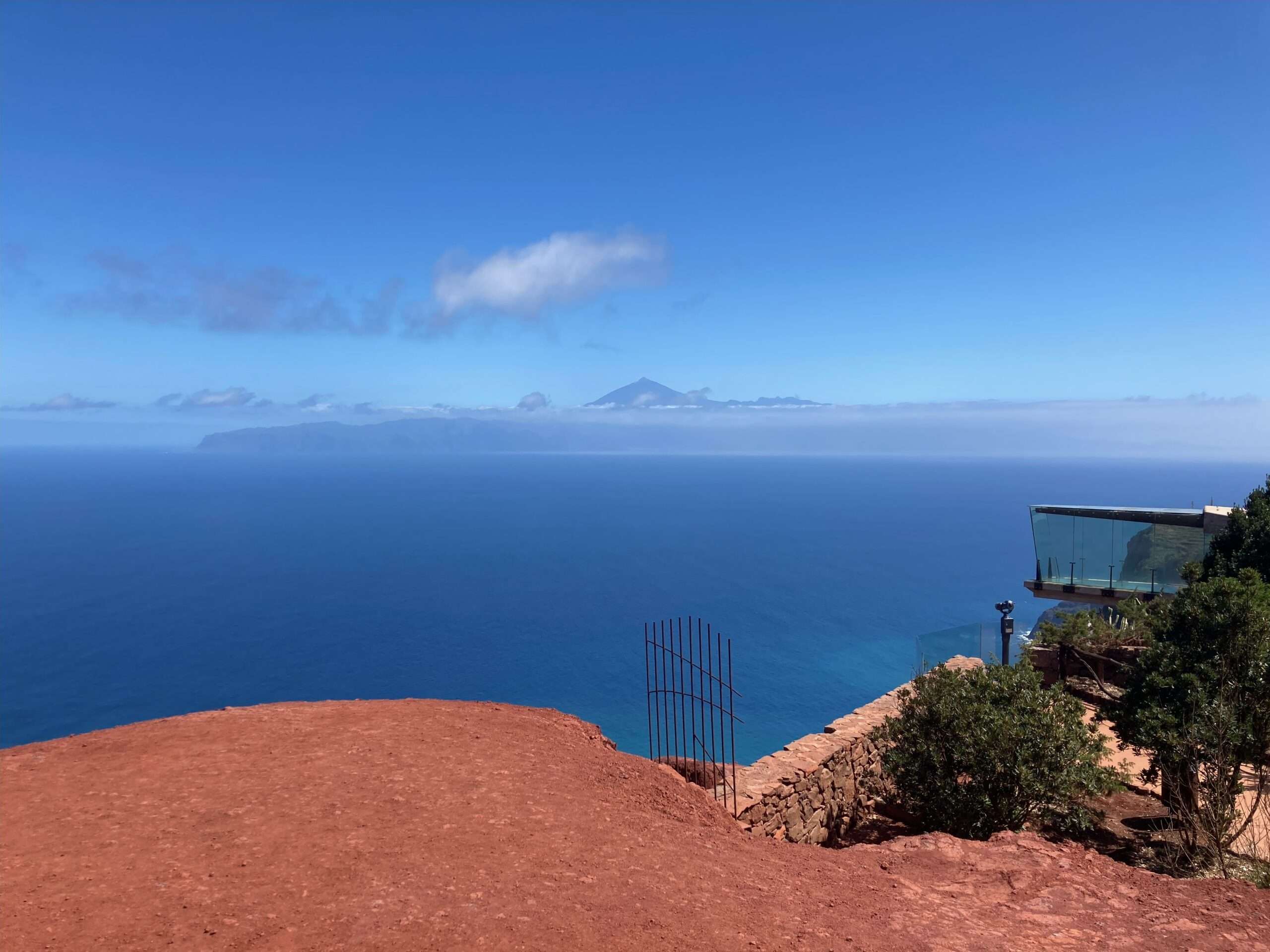 Blick auf den Teide vom Mirador Abrante aus